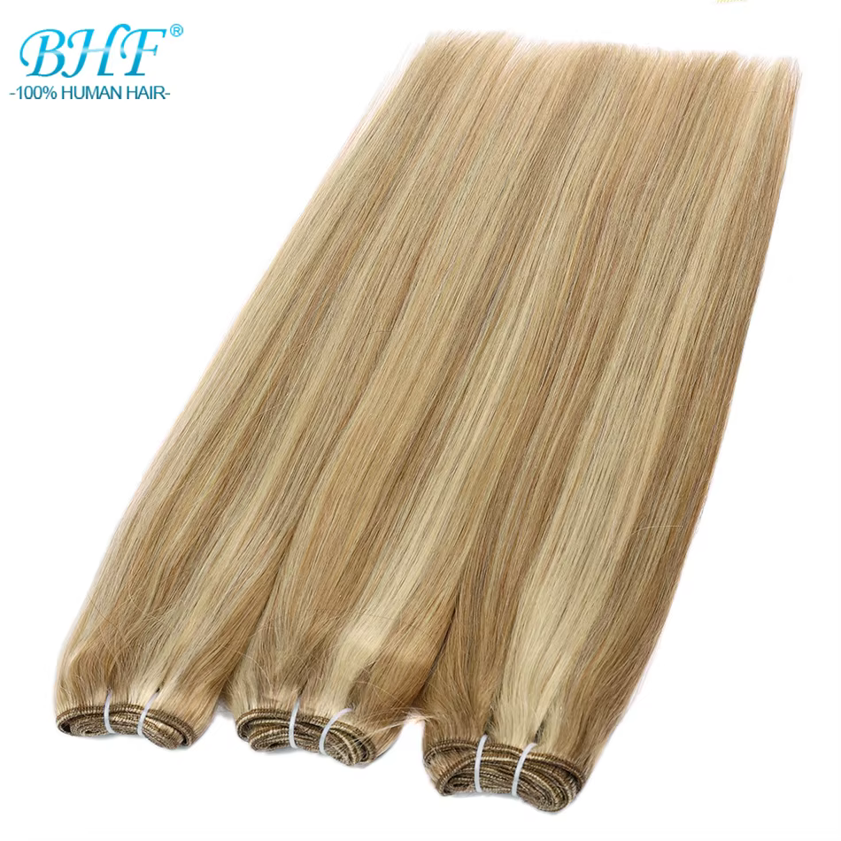 Bundles de cheveux humains raides en surbrillance