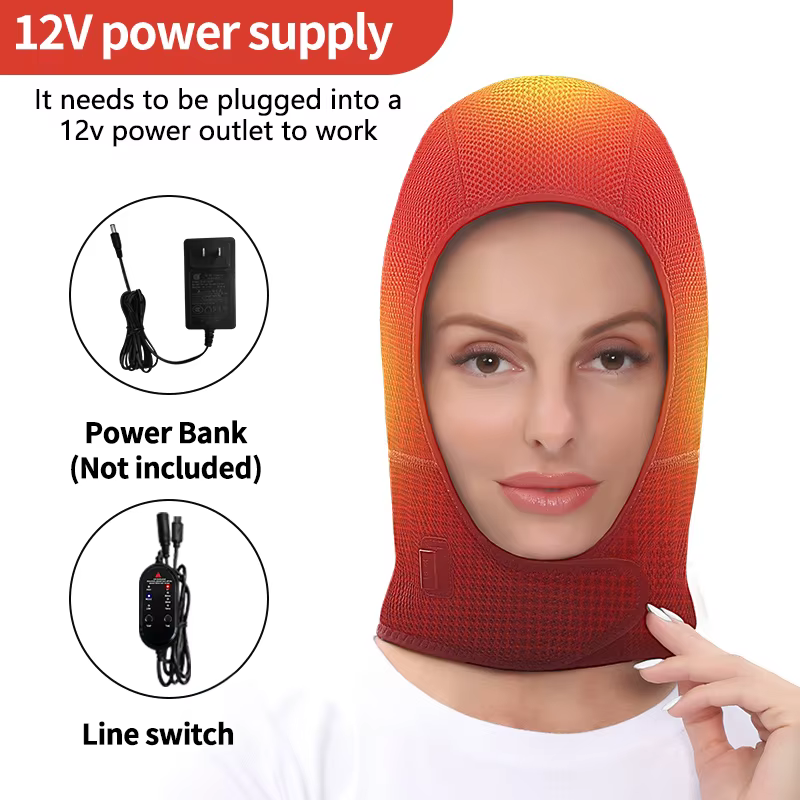 Chapeau chauffant électrique - 3 niveaux de chaleur avec minuterie