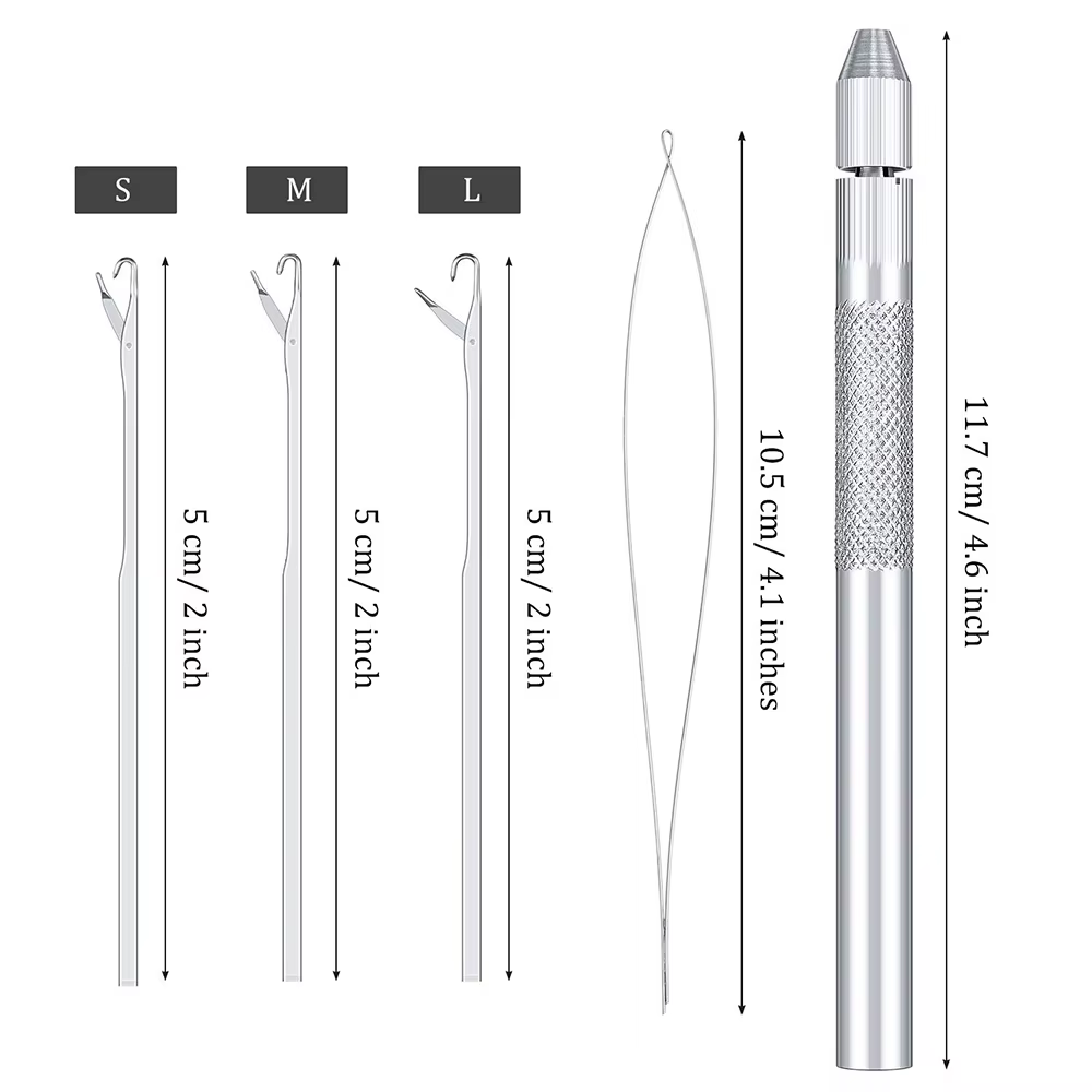 Outils d'extension de cheveux 4 en 1