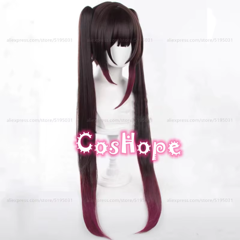 Perruque de Cosplay Synthétique de Style Zigzag de 90cm de Long