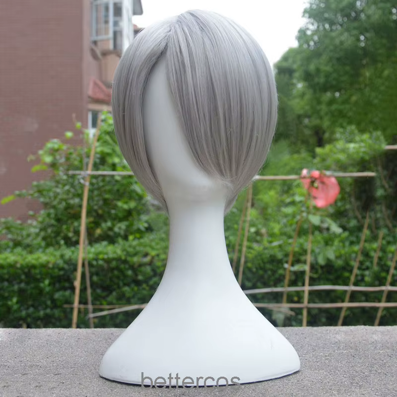 Anime Yuri!!! Perruque de cosplay sur le thème de Ice Viktor Nikiforov