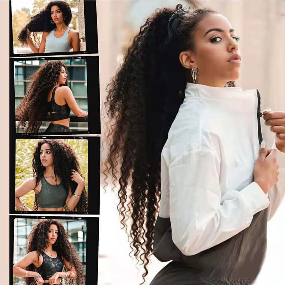 Synthétique océan vague Crochet cheveux 32 pouces
