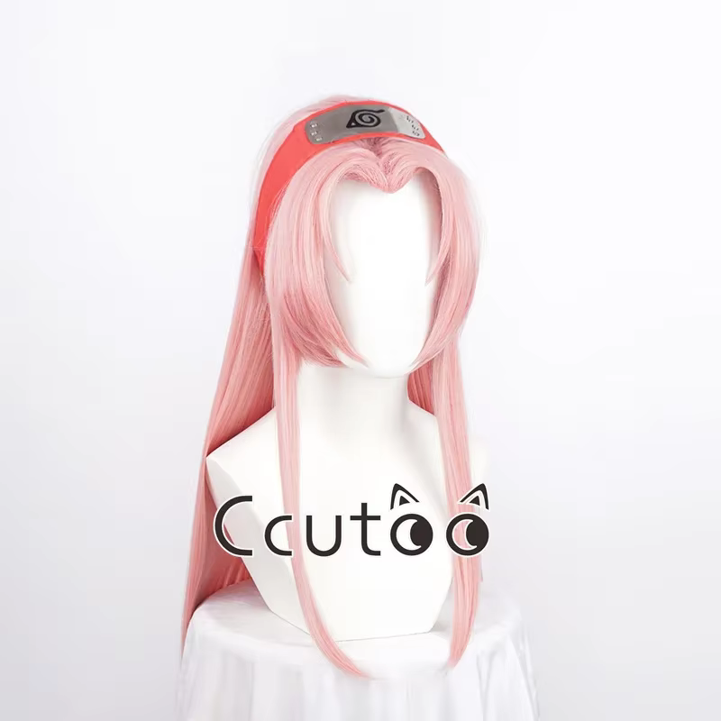 Perruque de Cosplay Haruno Sakura