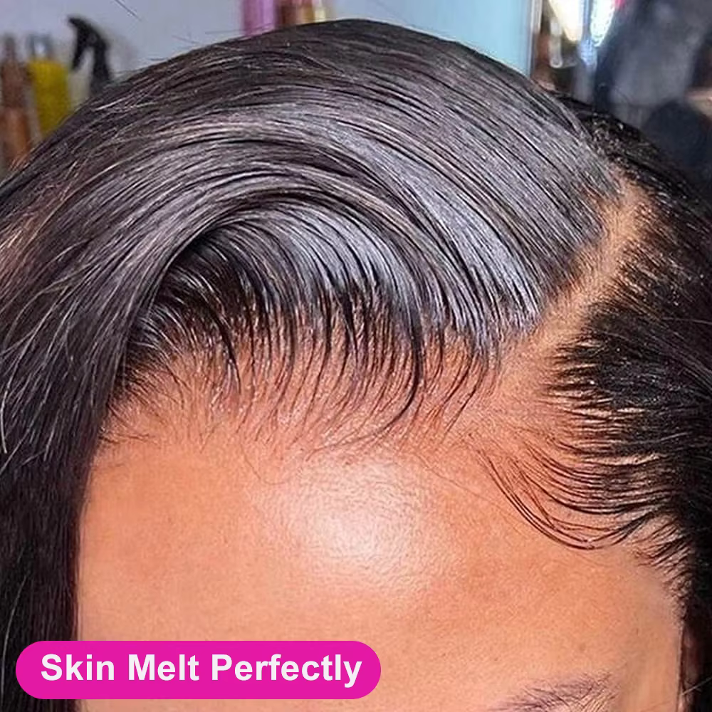 Perruque Bob Lace Frontal Wig naturelle brésilienne lisse