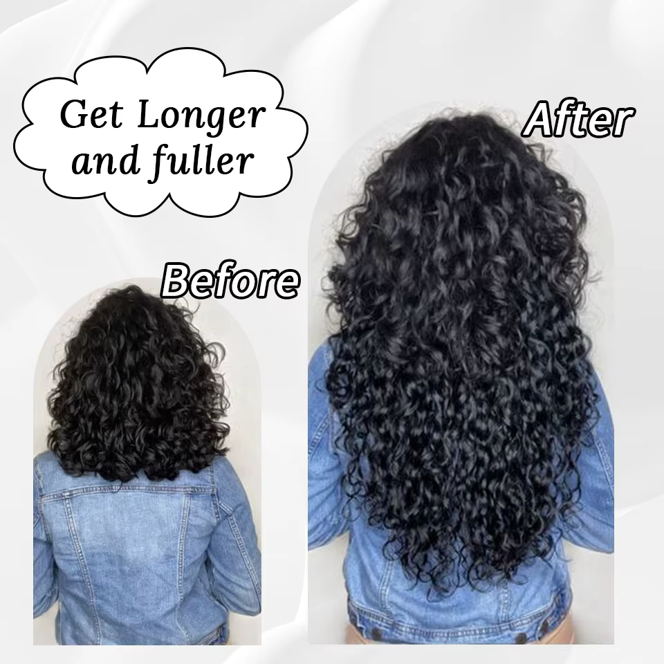 Extensions de cheveux humains ondulés pour femmes