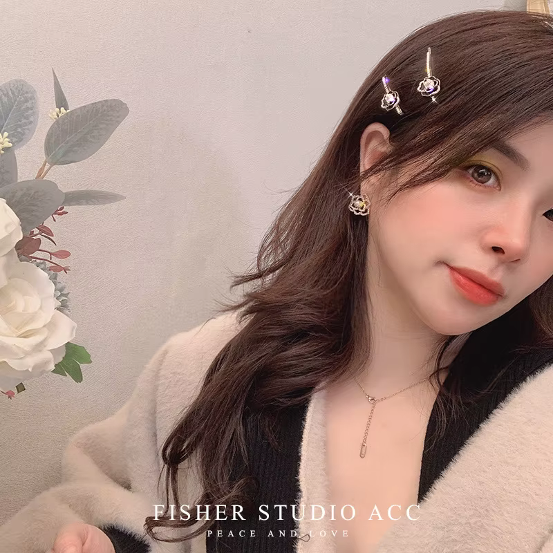 Épingles à cheveux tendance fleur