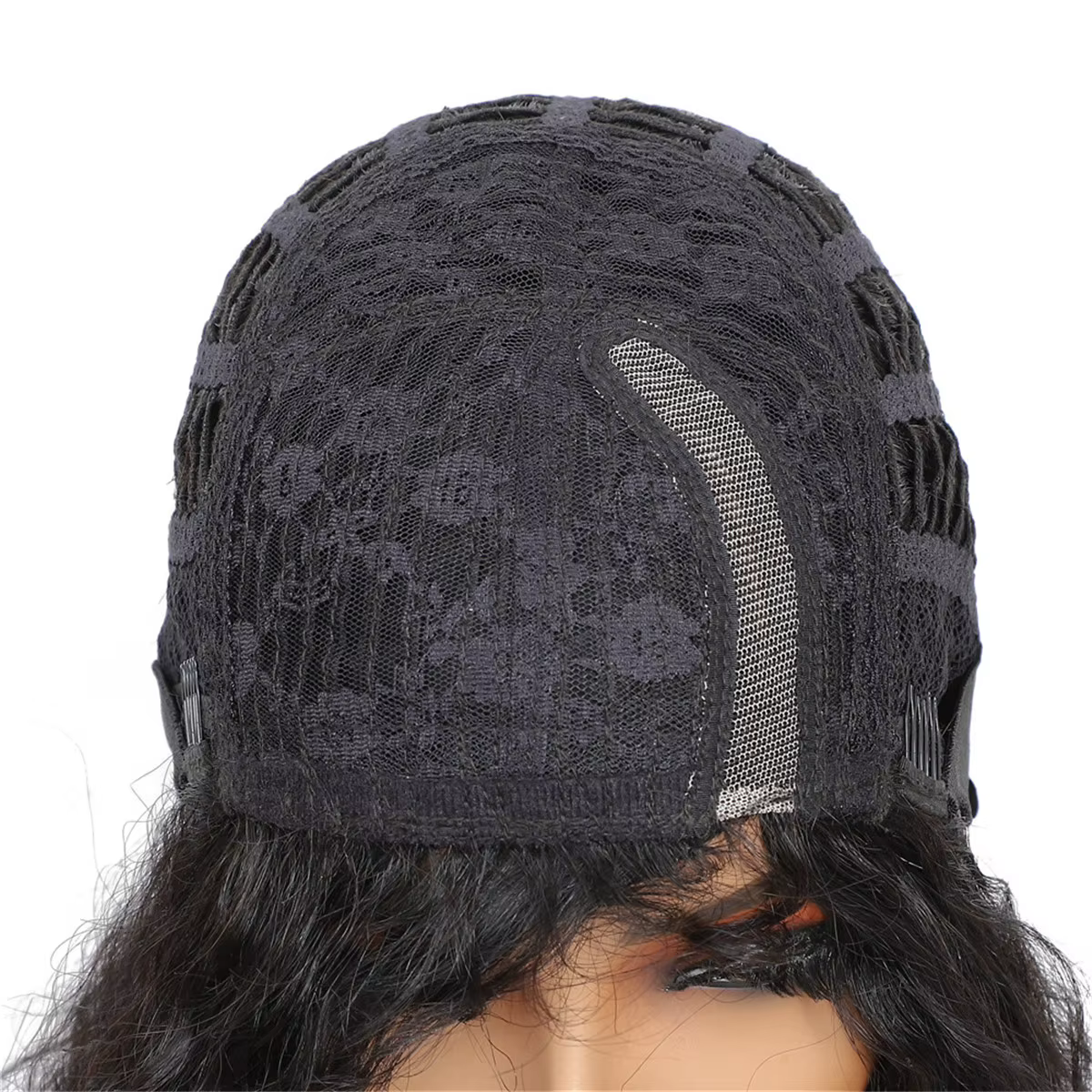 Perruques de cheveux humains bouclés coupe lutin pour femme