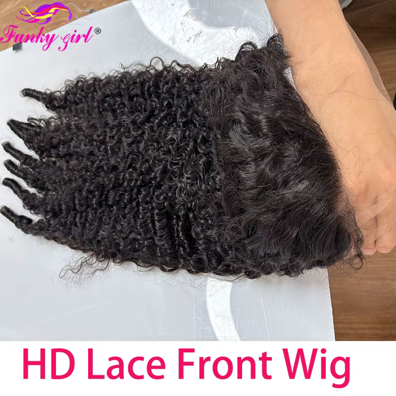 Perruques de cheveux humains bouclés birmans 12A