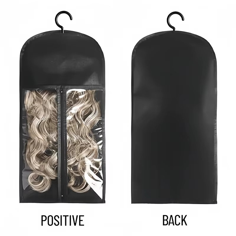 Sac de rangement pour perruque avec support de cintre