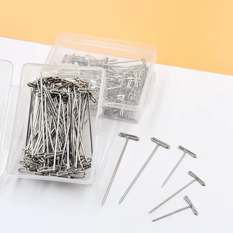 Épingles de fixation pour perruques en forme de T