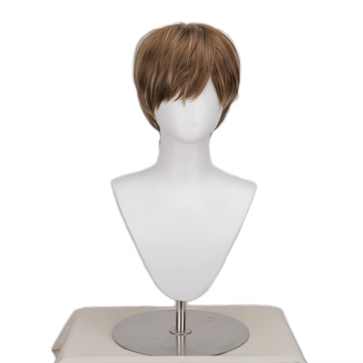 Perruque de cosplay Leon Scott Kennedy pour homme