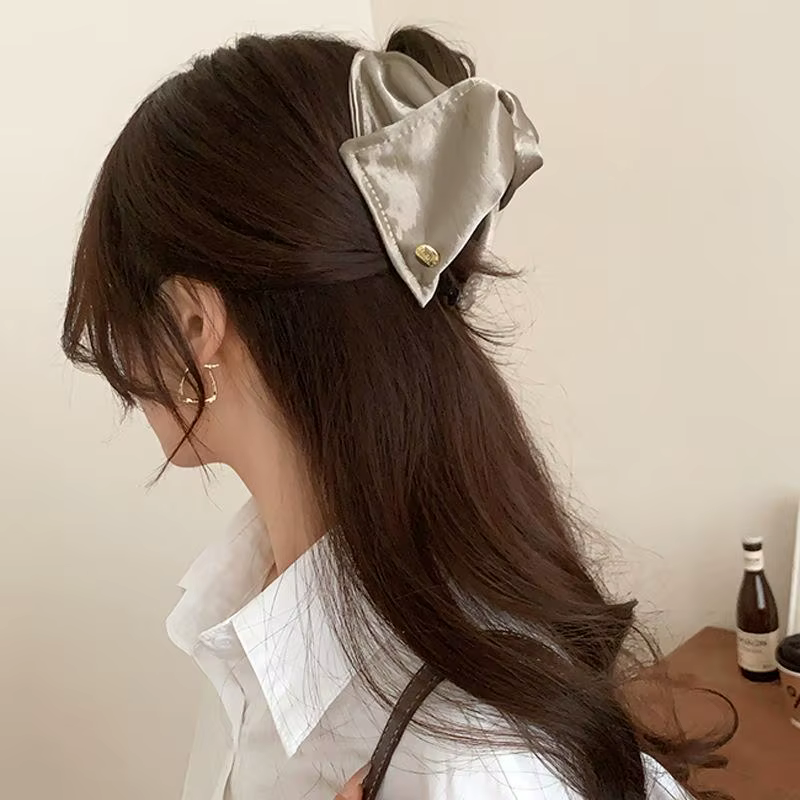 Pinces à cheveux triangulaires style coquillage français pour femme