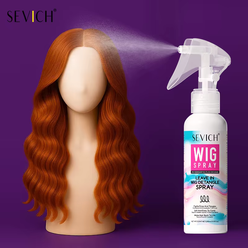 Spray adoucissant pour perruques - Cheveux secs et volumineux