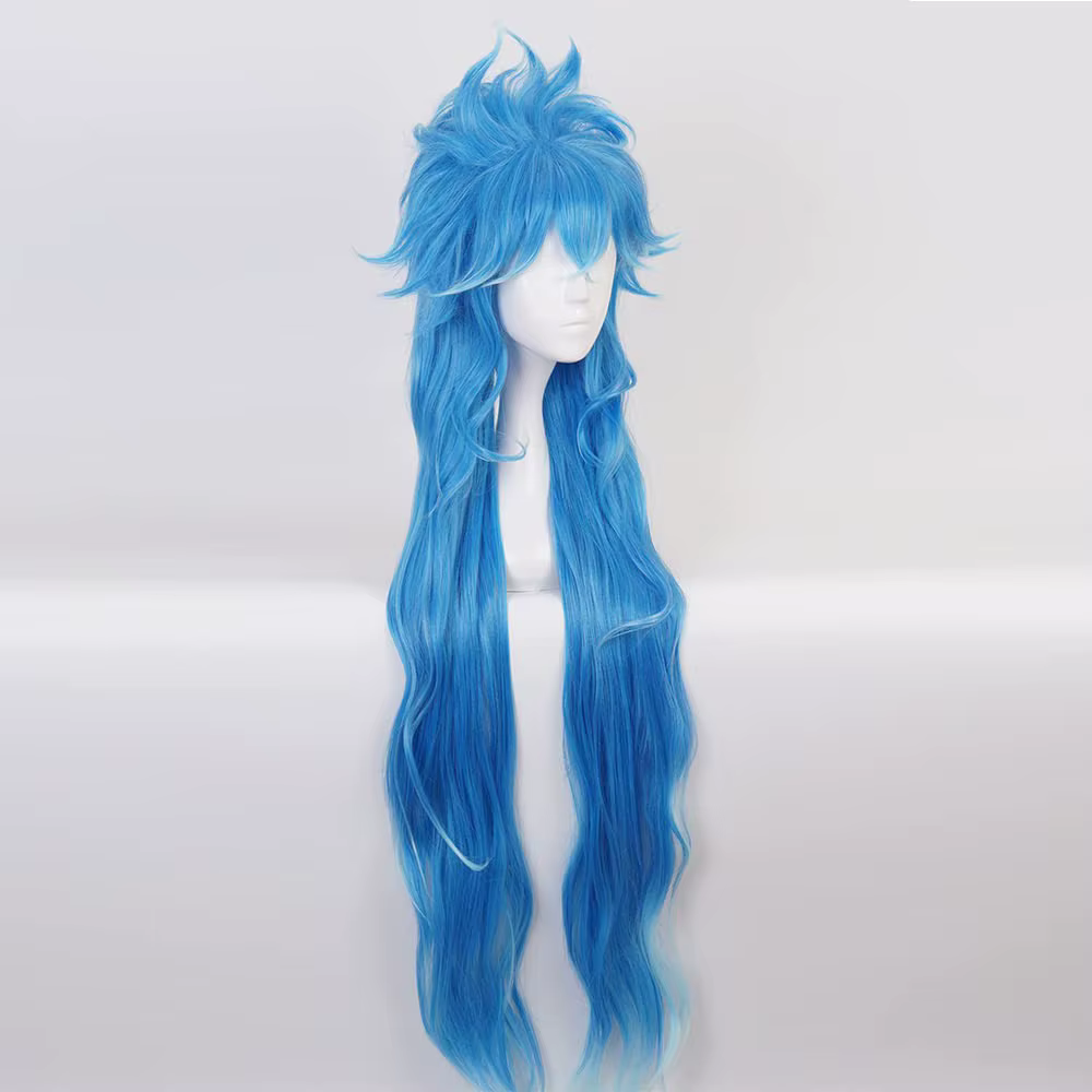 Perruques Anime ignihyde bleues