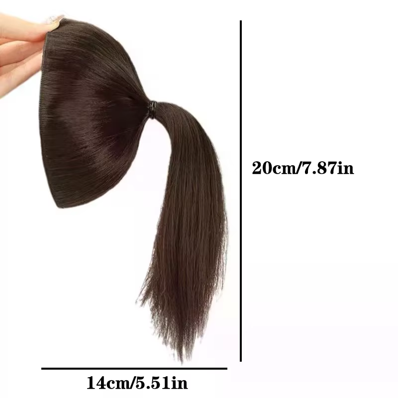 Accessoire de coiffure pour perruque : Outil de coiffage naturel et volumineux pour queue de cheval haute et crête