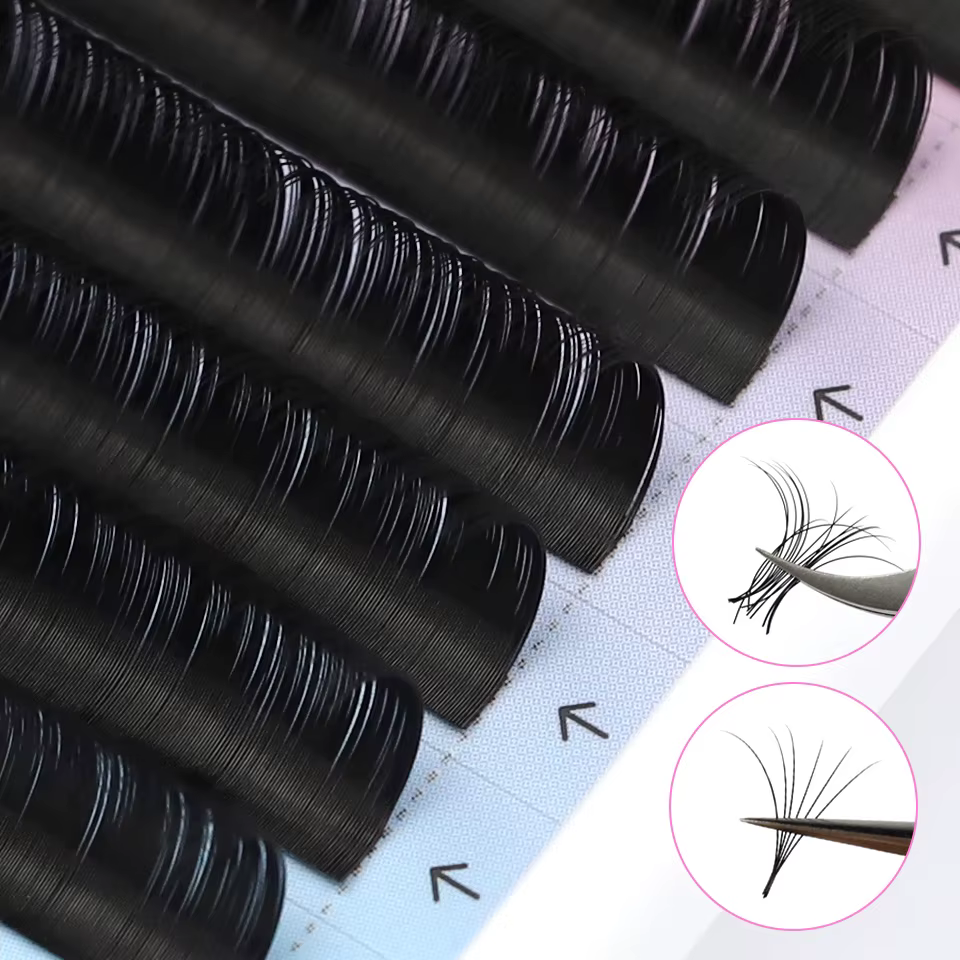 Rujade faux cils extension personnelle naturelle douce russe rouleau extensions