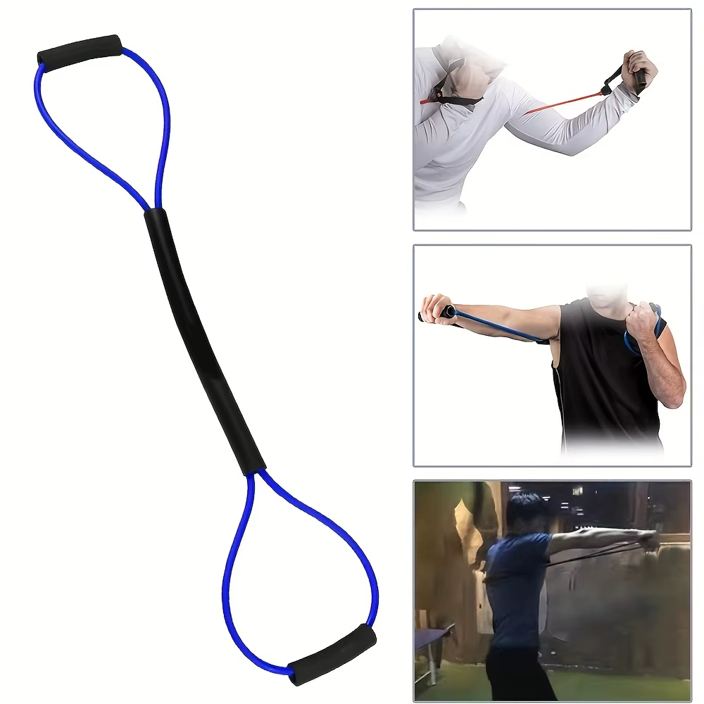 Ceinture de tension de boxe en forme de 8, adaptée à la bande de résistance en caoutchouc, salle de sport en plein air pour hommes et femmes, karaté, boxe, yoga et Pilates