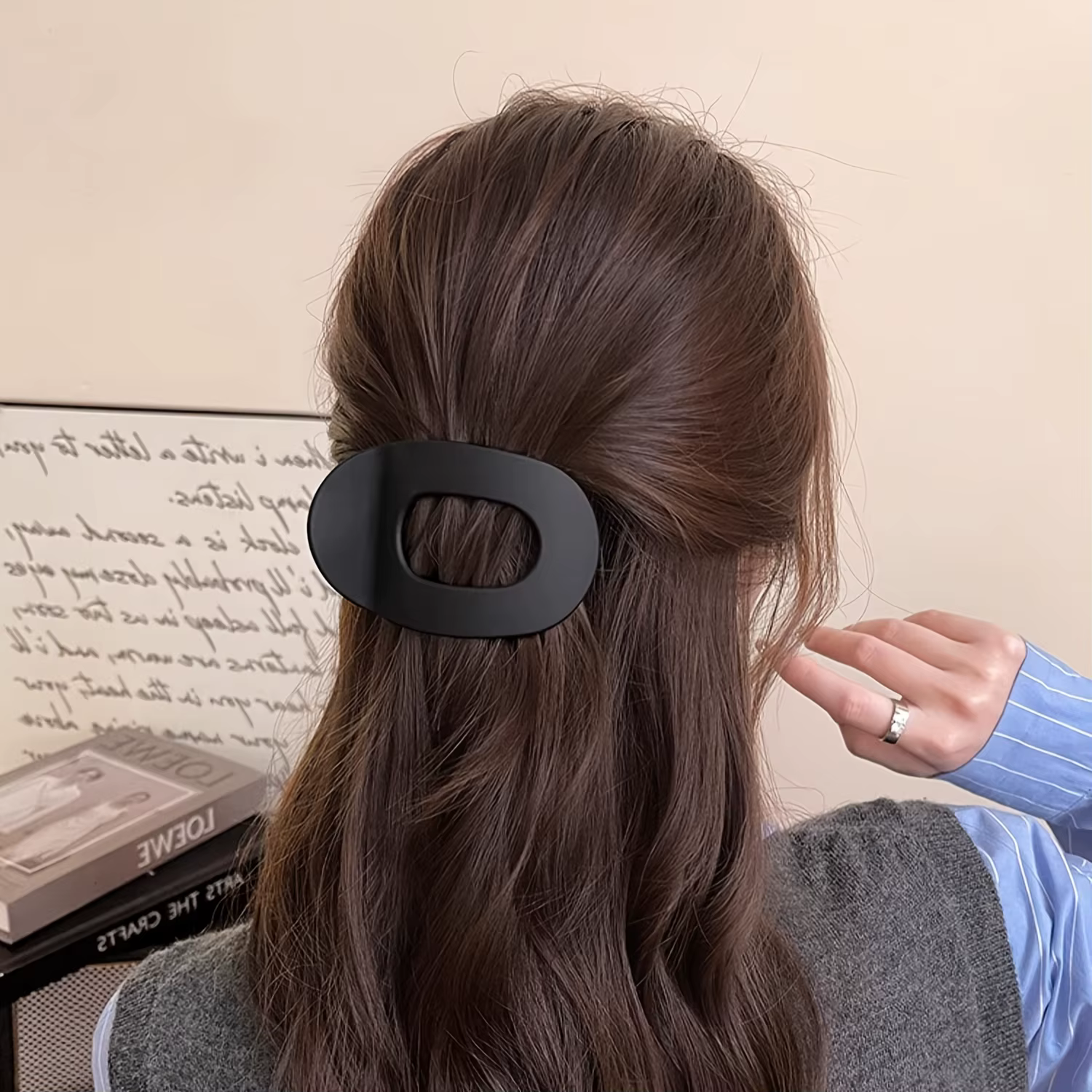 Pinces à cheveux plates mates pour femmes