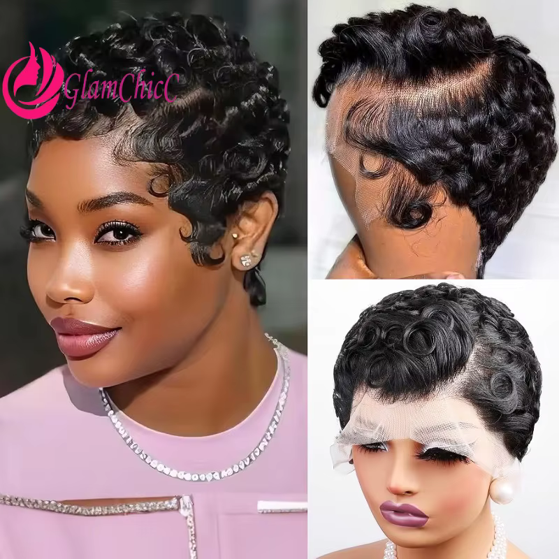 Perruques Lace Frontal Wig Remy brésiliennes sans colle