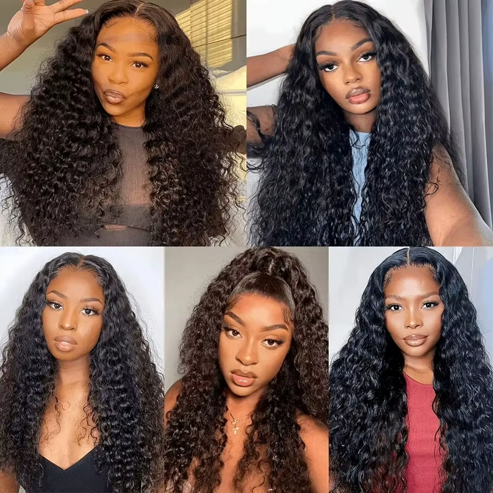 Extensions de cheveux humains Remy crépus bouclés à clips