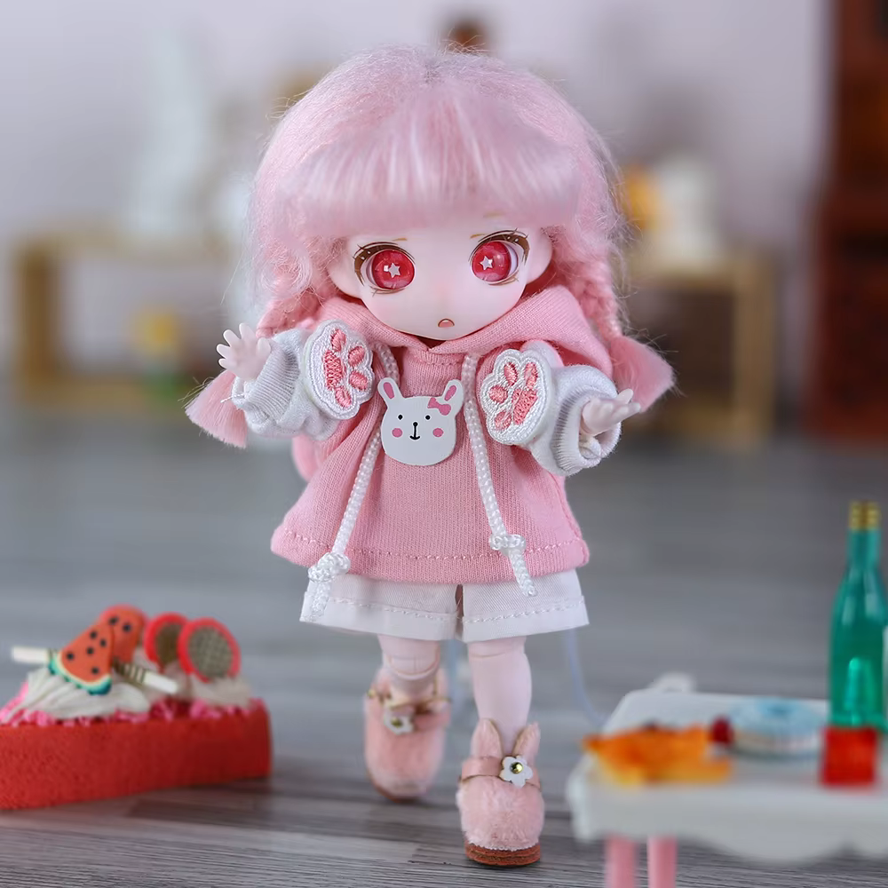 DBS Dream Fairy BJD OB11 MAYTREE accessoire de poupée perruque de remplacement 1/12 tête