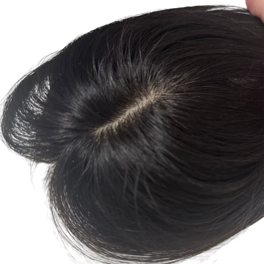 Frange de cheveux humains naturels