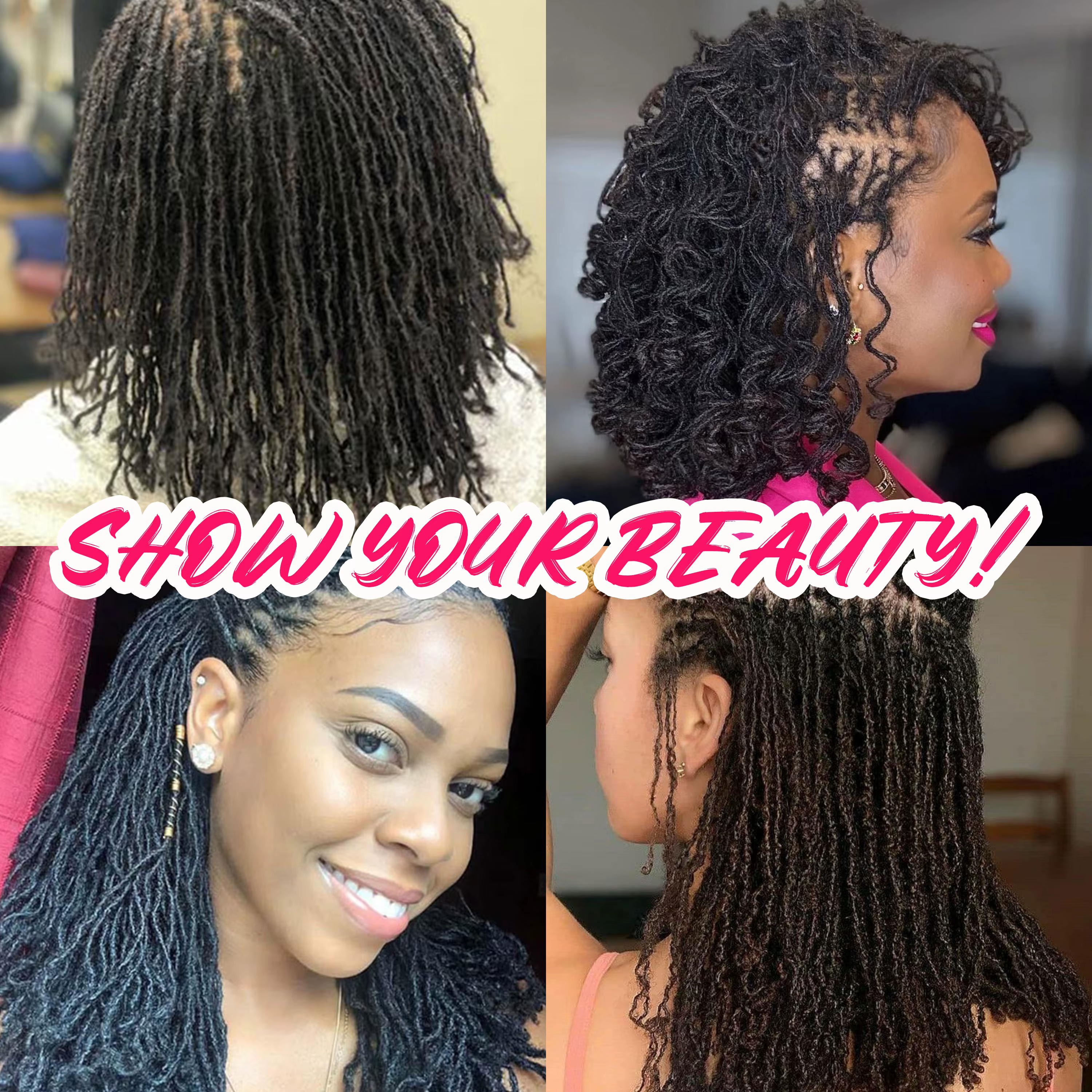 20 Strs/paquet vente en gros directe d'usine 0.1 cm Micro Locs vrais cheveux humains Dreadlocks Extension Loc Extensions Dreadlock Naturel