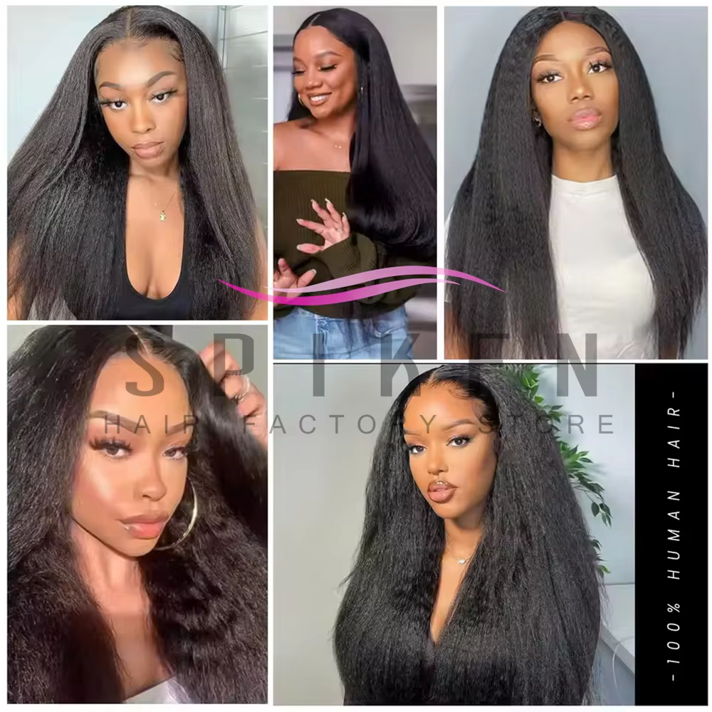 Extensions de cheveux humains naturels noirs