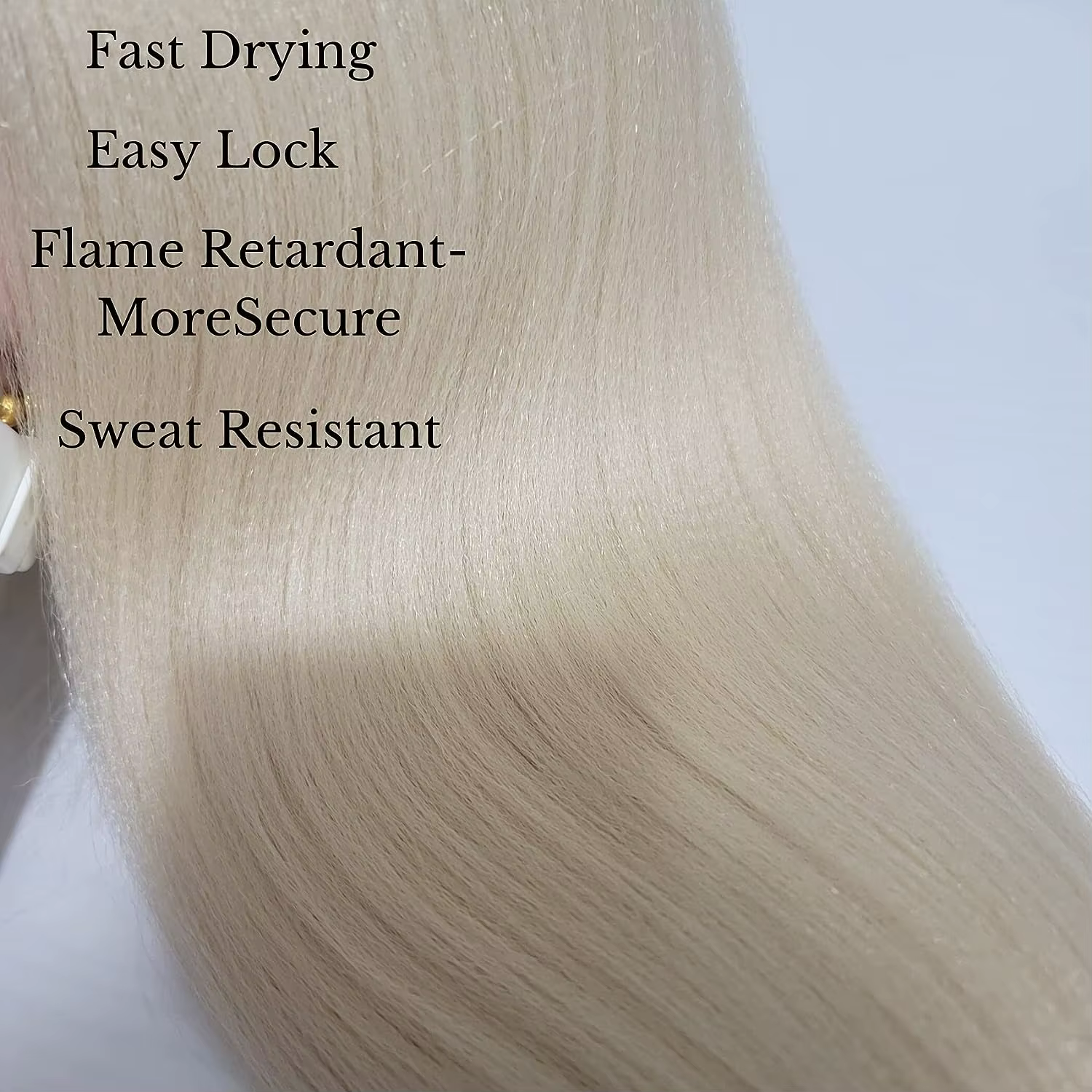 Extensions capillaires synthétiques Yaki lisses au Crochet