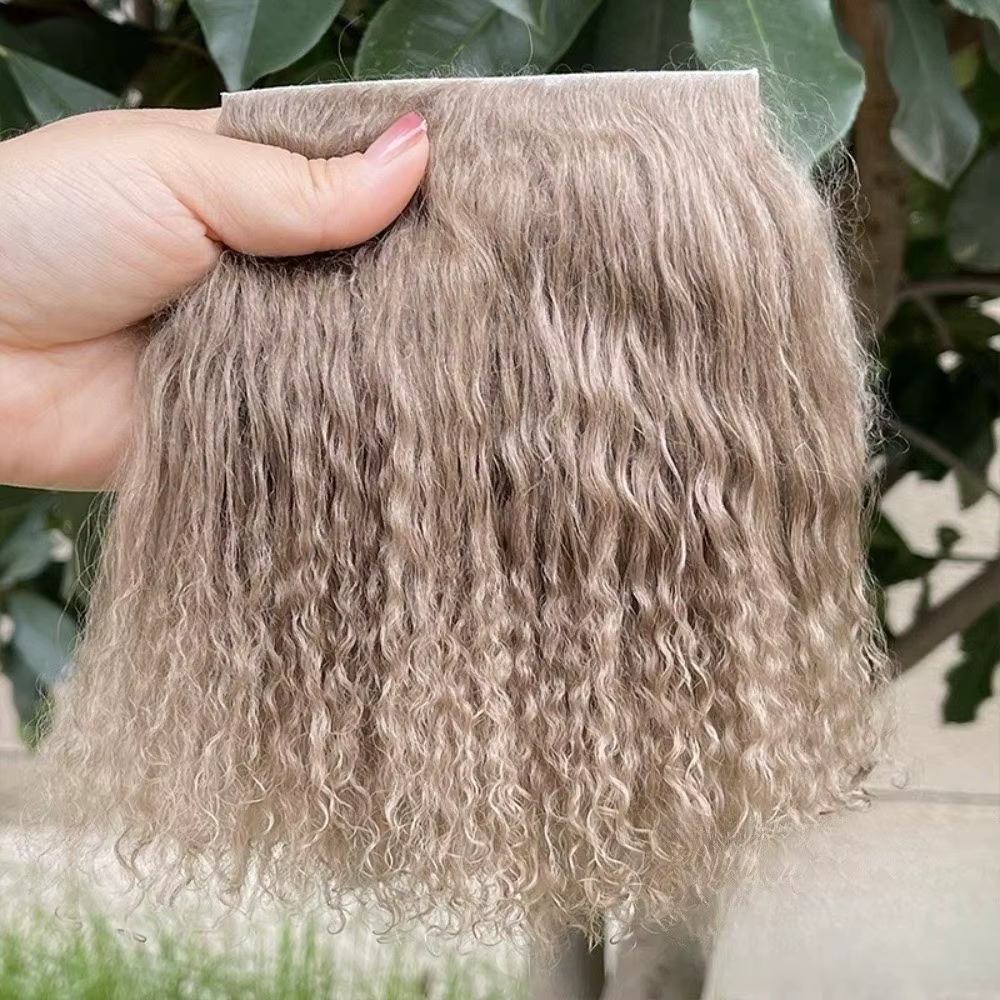 Extensions de cheveux en laine de mouton