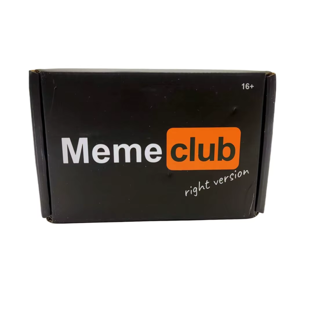 Meme Club: Right Version, version russe du jeu de société, jeu de table interactif, jeu de cartes adapté aux rassemblements d'entreprise, cadeau de vacances.