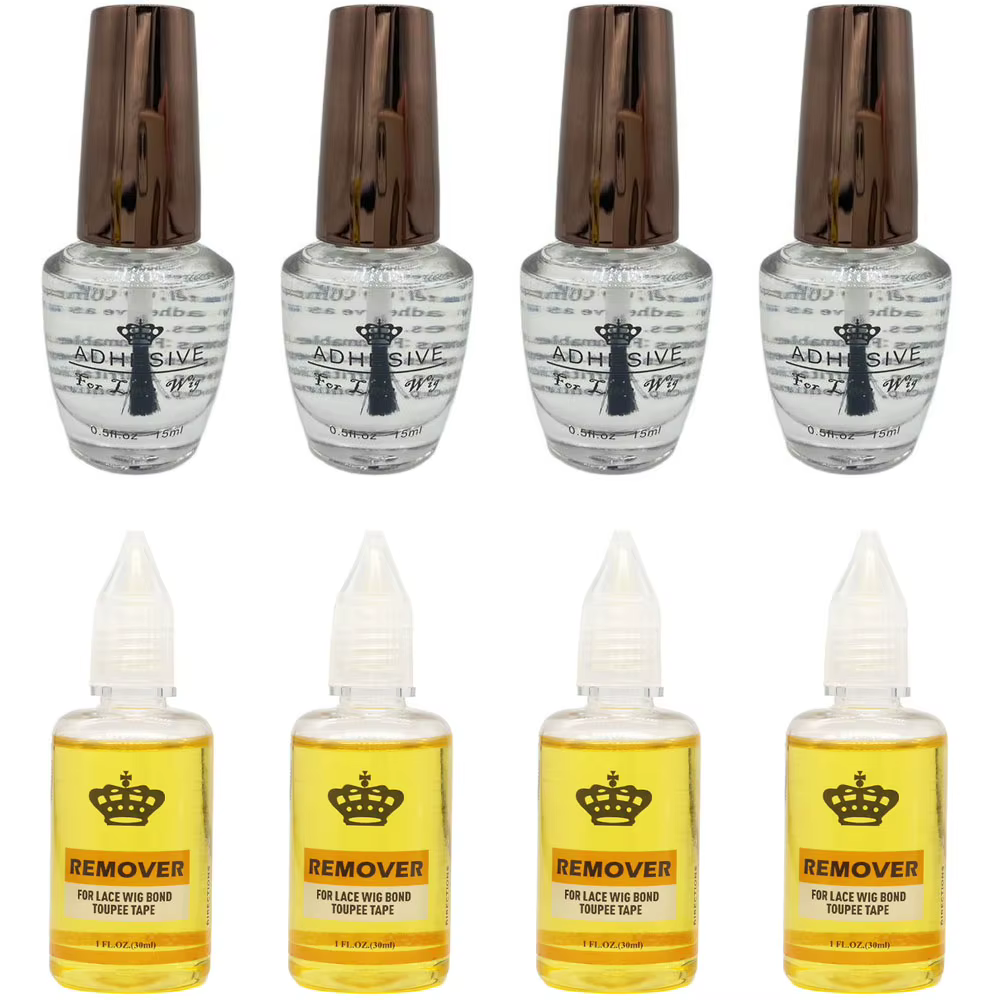 1/2 pièces 0.5FL.OZ(15ml) autocollants pour perruques en dentelle accessoire de Salon de beauté de cheveux perruque