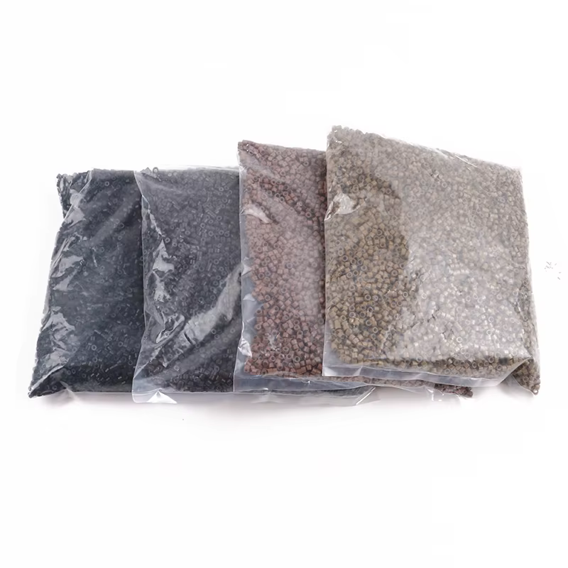 10 000 pièces/sac, micro-anneaux pour extensions de cheveux