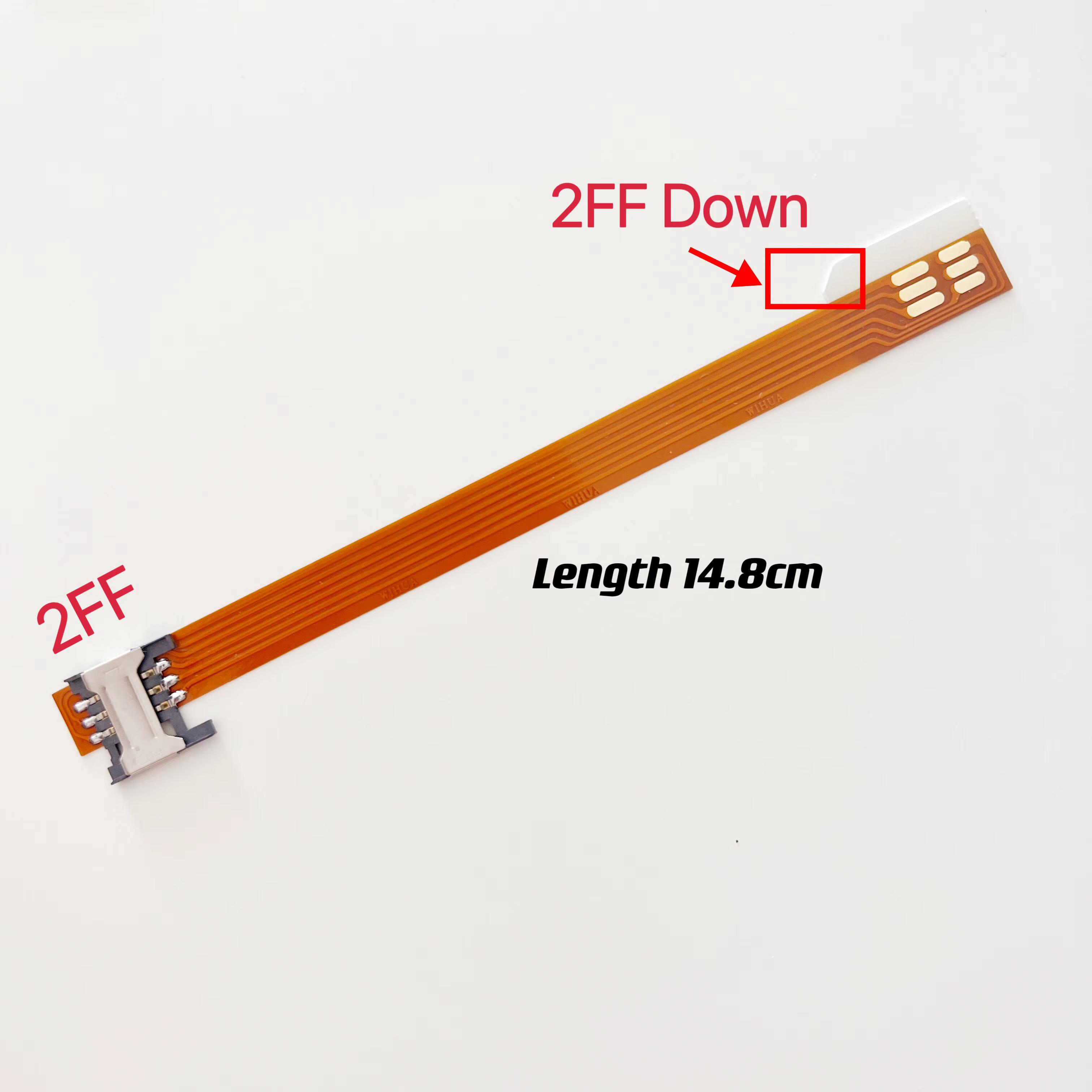 Convertisseur d'extension de carte SIM Standard 2FF vers carte Sim Standard 3FF Micro 2FF, Extension de câble souple, adaptateur 148mm