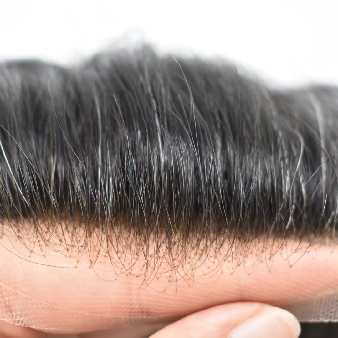 Toupet bouclé pour hommes