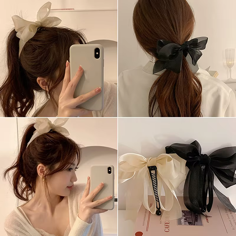 Épingle à cheveux en ruban pour femmes
