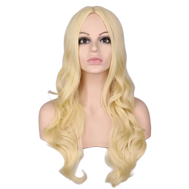 Perruque Synthétique Longue Ondulée pour Femme