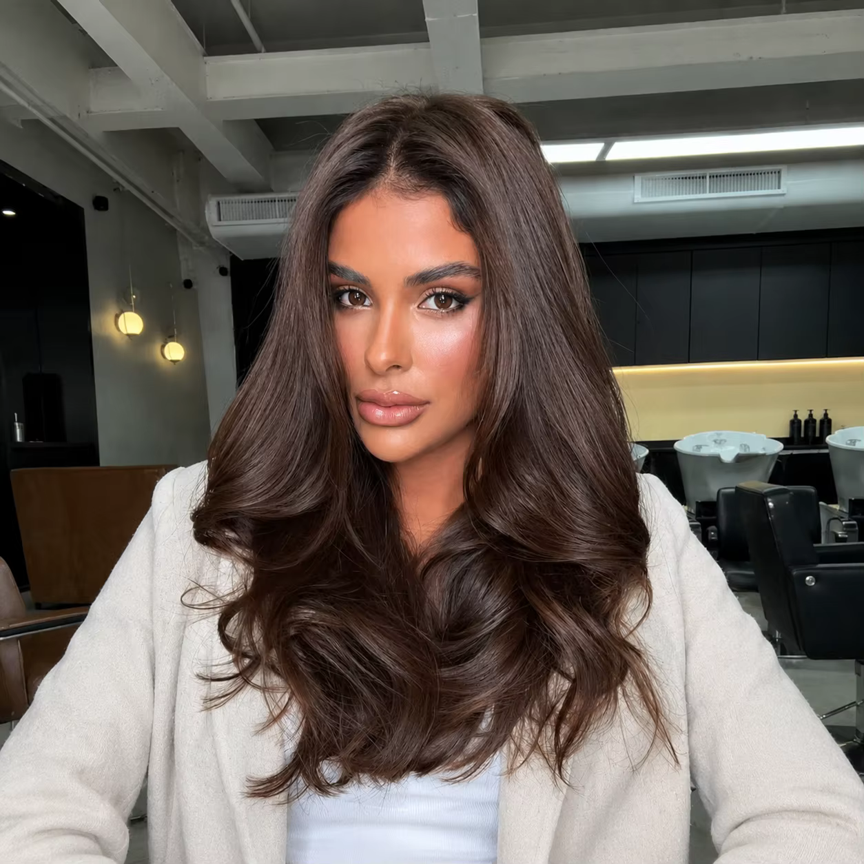 Perruque 24' ondulée en cheveux humains 100% naturels