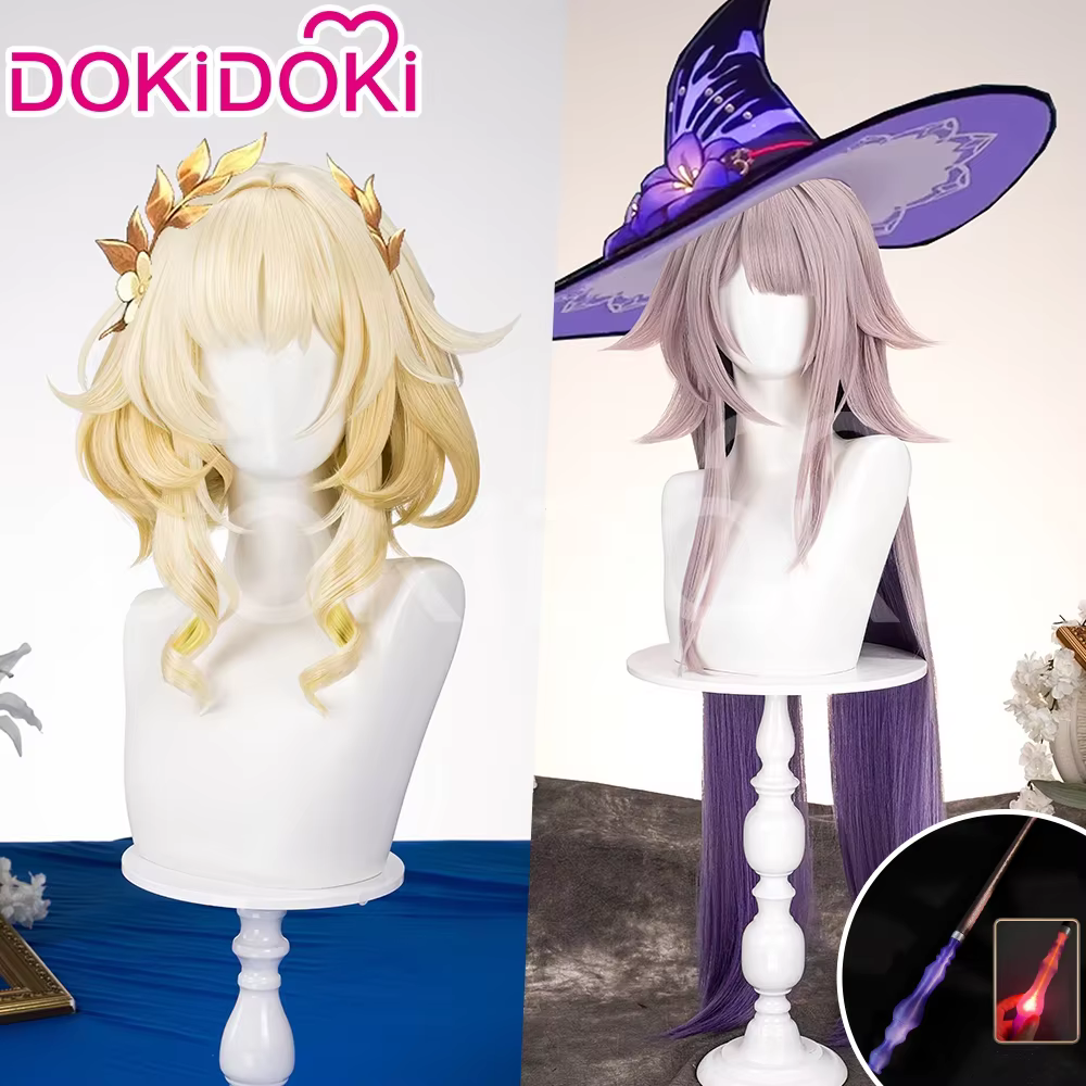En STOCK Aglaea The Herta perruque jeu Honkai: Star Rail DokiDoki HSR femmes 100 cm dégradé