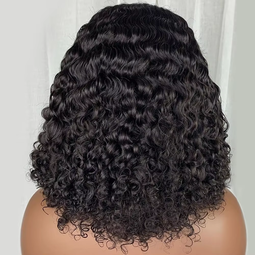 Perruque courte 16A, cheveux humains vierges