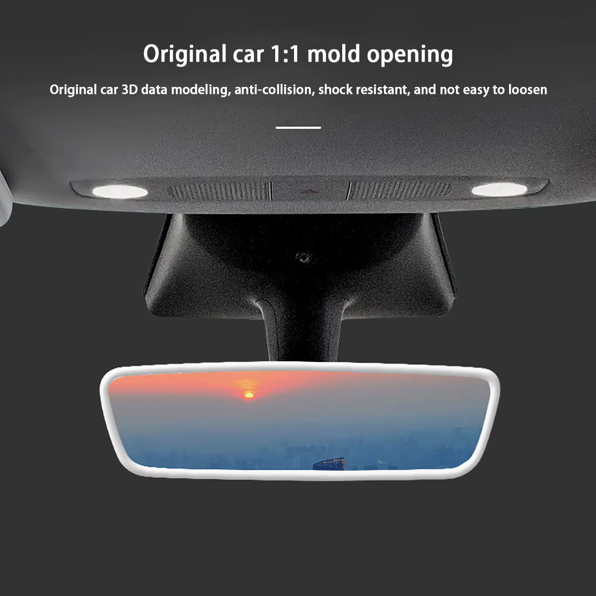 Housse de protection pour rétroviseur intérieur de voiture en silicone multicolore, extensible et flexible, adaptée à la décoration de voiture pour femmes, protection de pare-chocs, accessoire de modi