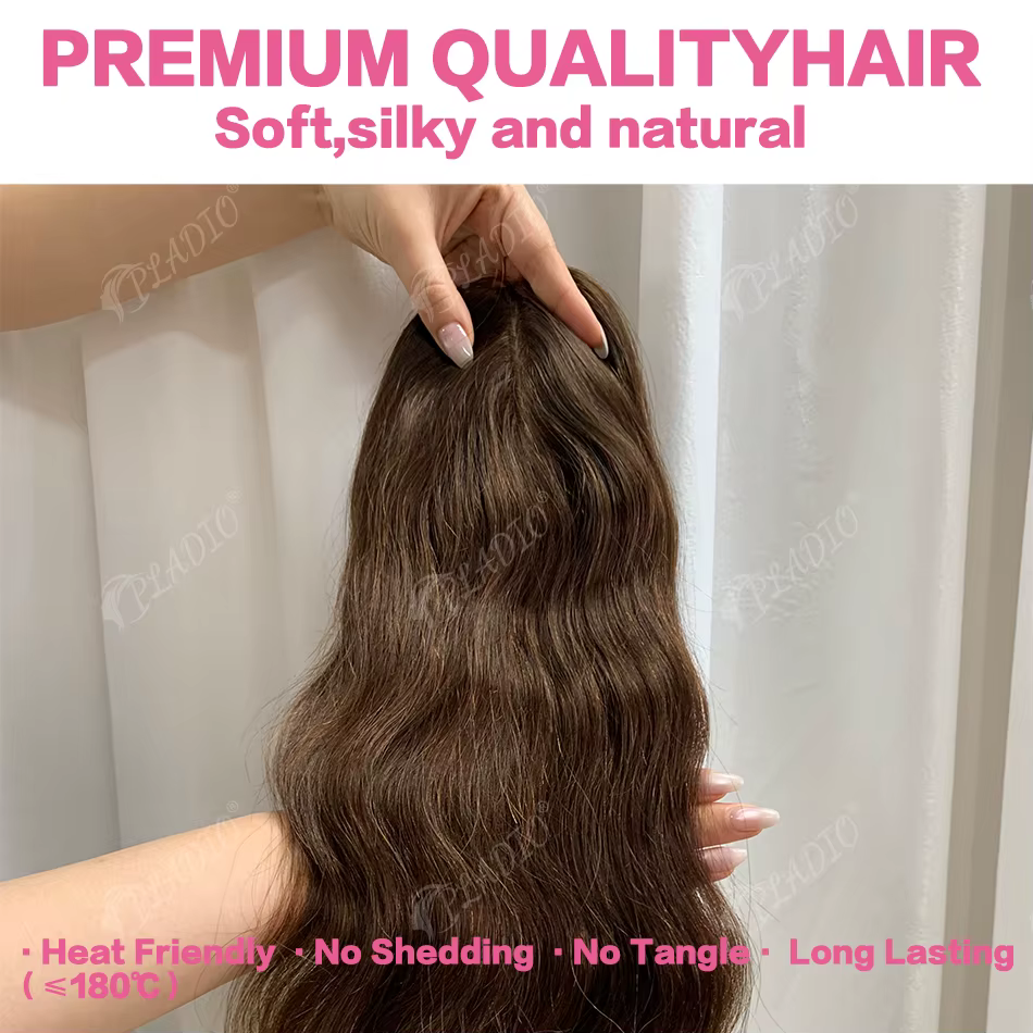 Extensions capillaires naturelles en cheveux humains pour femmes