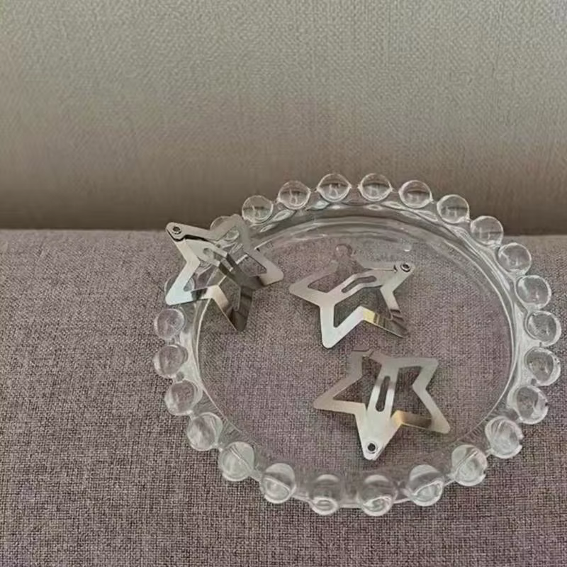 31BB 50 pièces pince à cheveux étoile élégante sophistiquée avec des motifs d'étoiles portable pour confort sûr dans