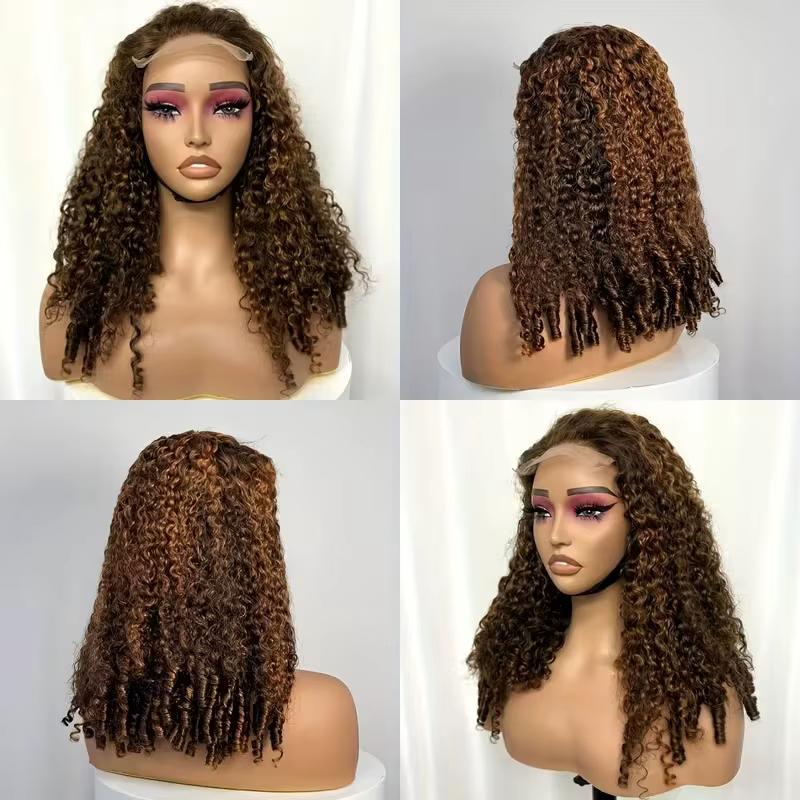 Perruque bouclée birmane 13x4 HD Lace Front