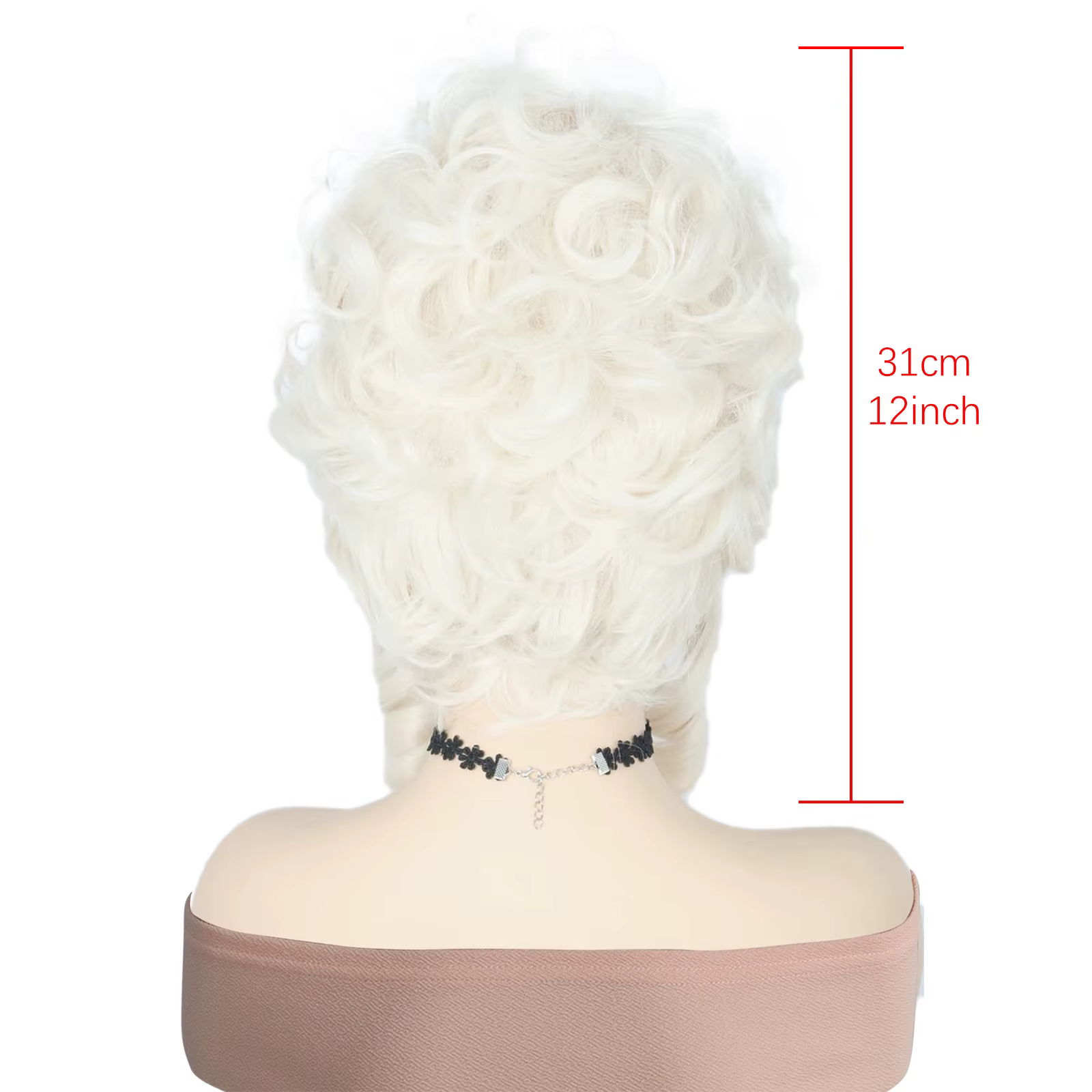 Perruque de Cosplay Bouclée de Marie Antoinette
