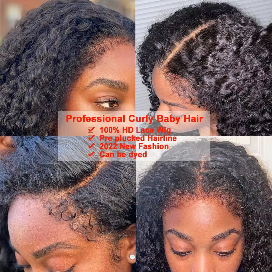 250% bouclés bébé cheveux perruques crépus