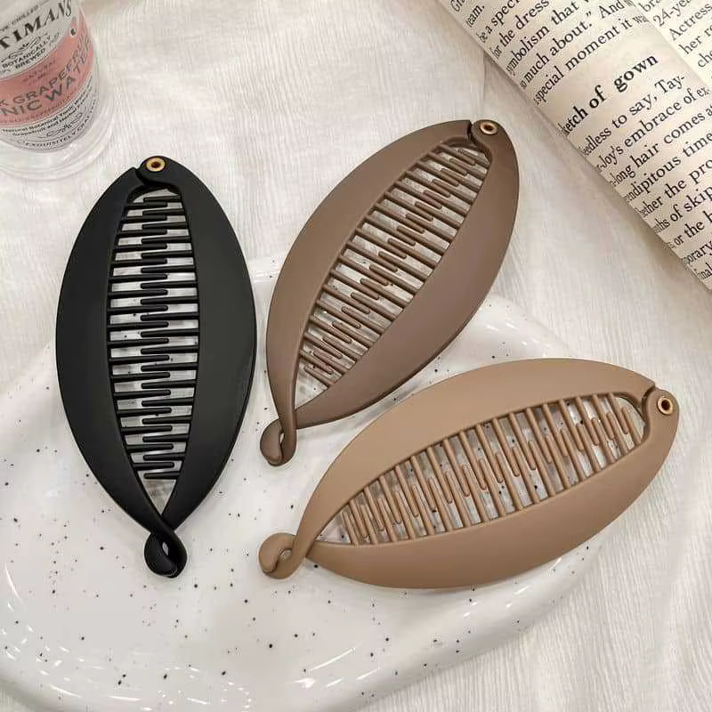 1/3 pièces nouvelle pince à cheveux banane chignon haut pour femmes