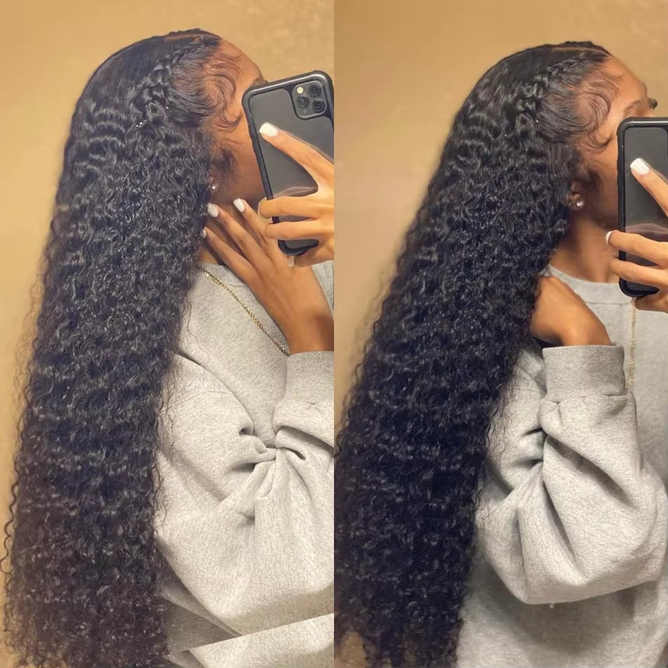 Perruques Cheveux Humains Sans Colle pour Femme