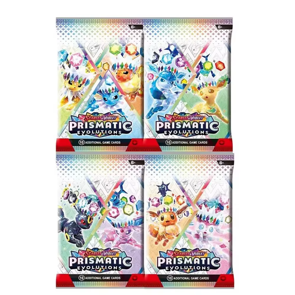 Cartes Pokémon 10/20 pièces prismatiques 151 Evolutions en anglais, booster de combat, cartes de jeu de combat, cartes à collectionner