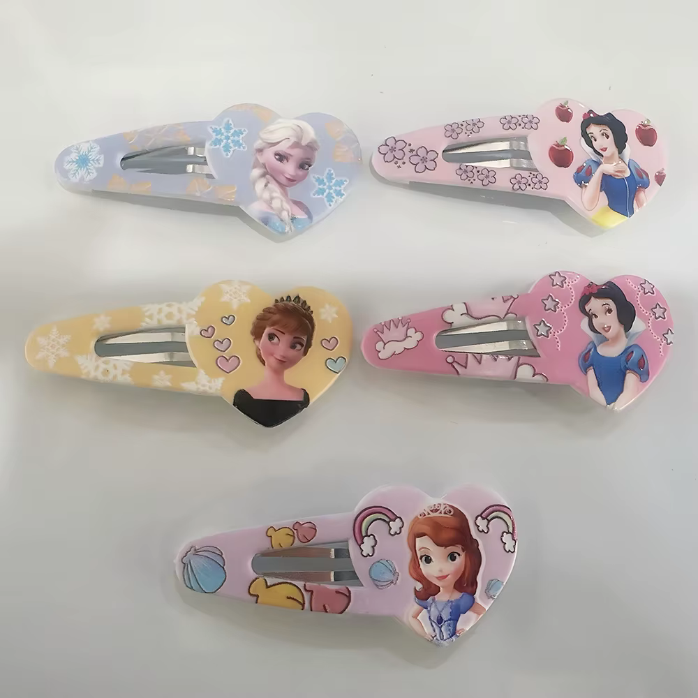 Lot de 5 pinces à cheveux latérales Elsa